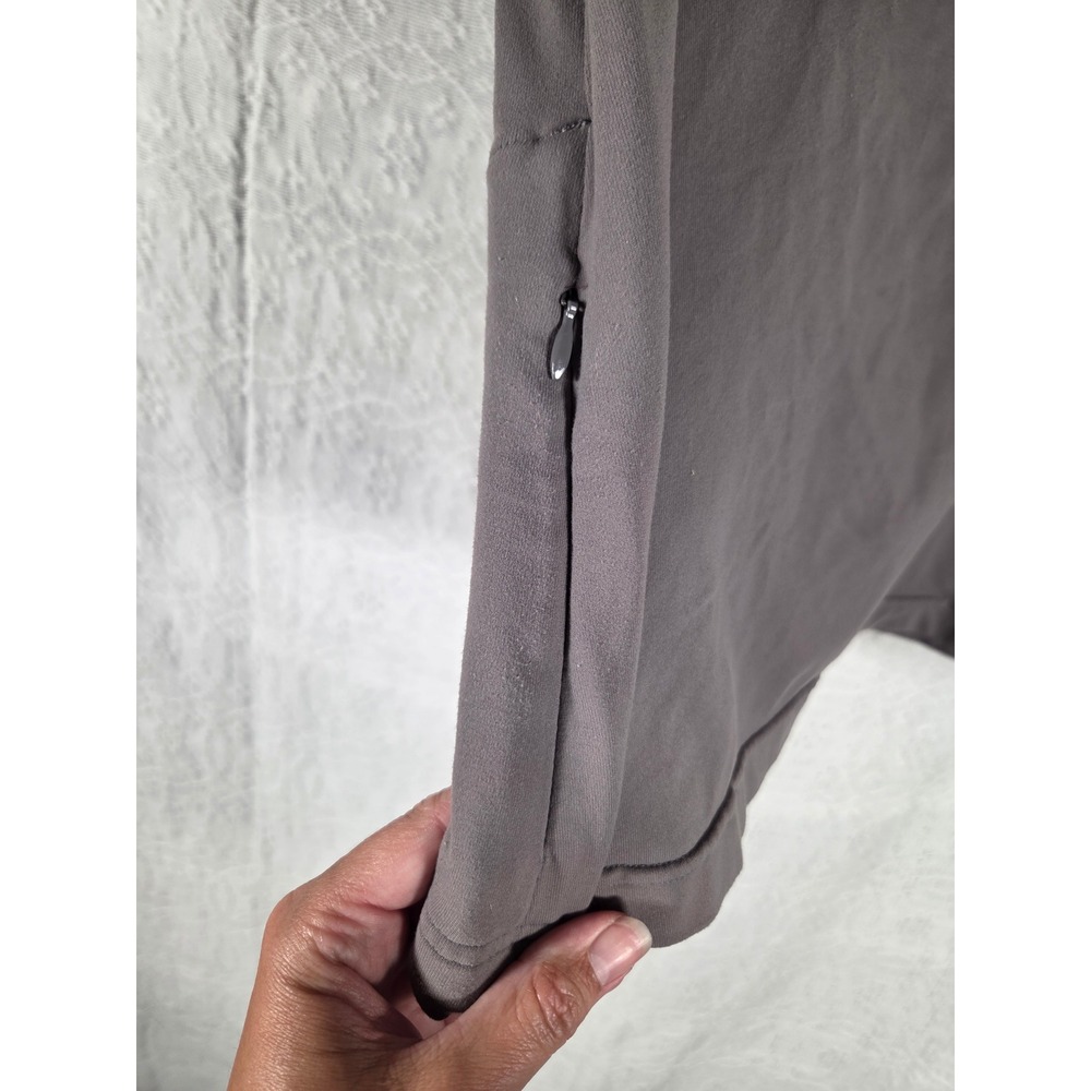 Athleta Gray Active Skort Built-in Mesh Shorts Supplex Lycra Size M Hiking Gym - Picture 4 of 11